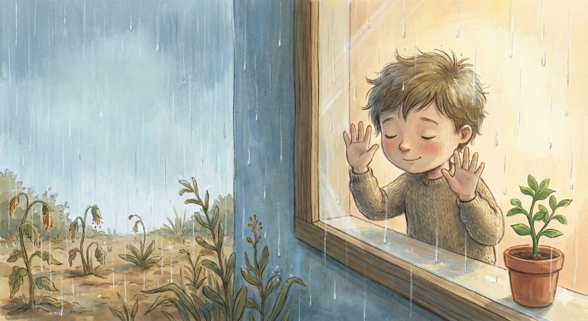 Alvaro y la lluvia